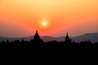 Bagan at Sunset -