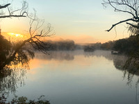 Rainbow Lake CT Misty Sunrise -